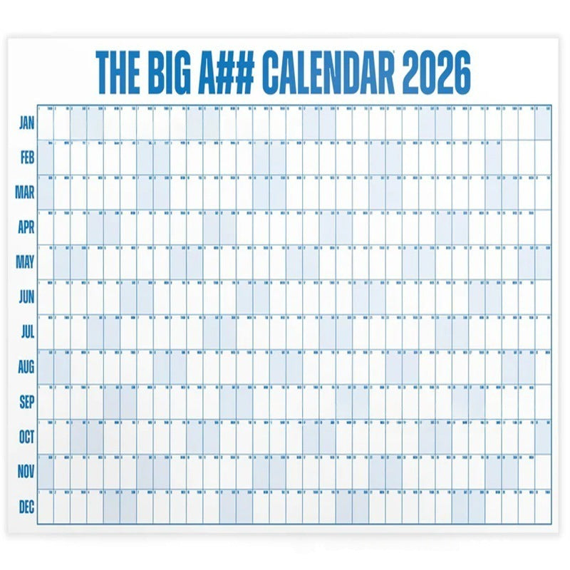 🔥Saldi di Capodanno 50% di sconto🔥Il calendario Big A 2026 - Progetta il tuo fantastico 2026