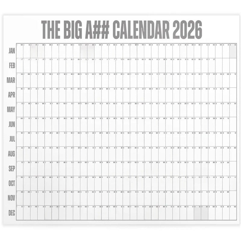 🔥Saldi di Capodanno 50% di sconto🔥Il calendario Big A 2026 - Progetta il tuo fantastico 2026