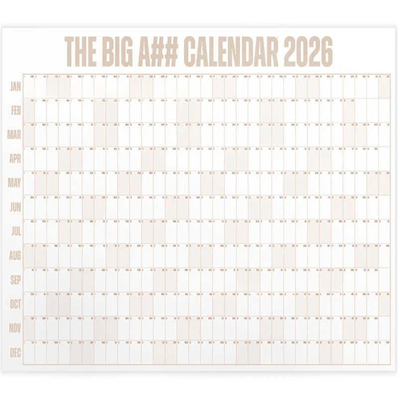 🔥Saldi di Capodanno 50% di sconto🔥Il calendario Big A 2026 - Progetta il tuo fantastico 2026