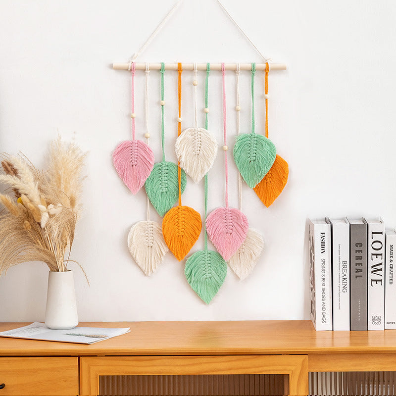 🌙Decorazione da parete intrecciata da sogno