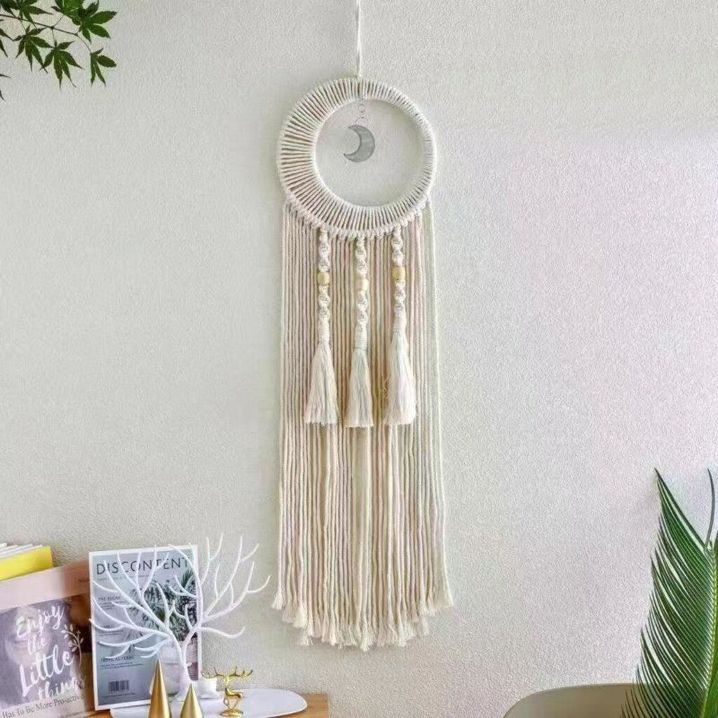 🌙Decorazione da parete intrecciata da sogno