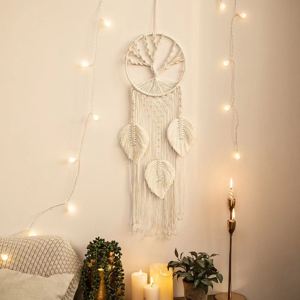 🌙Decorazione da parete intrecciata da sogno
