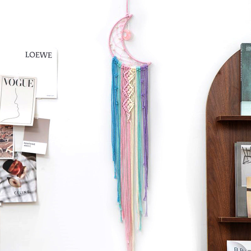 🌙Decorazione da parete intrecciata da sogno