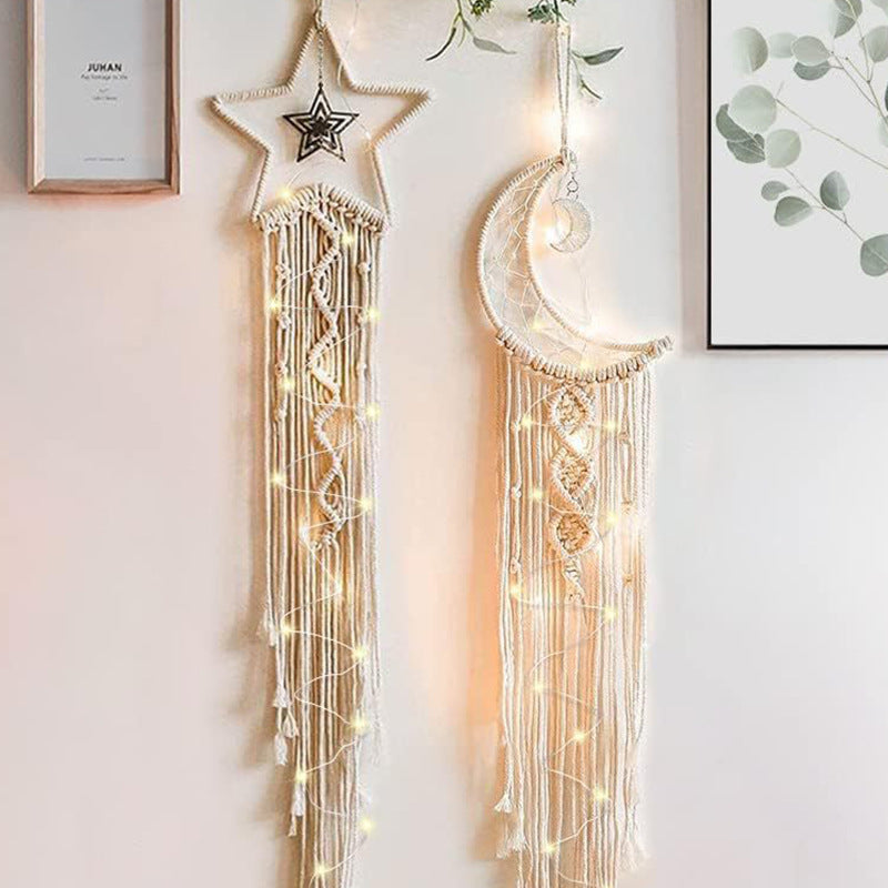 🌙Decorazione da parete intrecciata da sogno