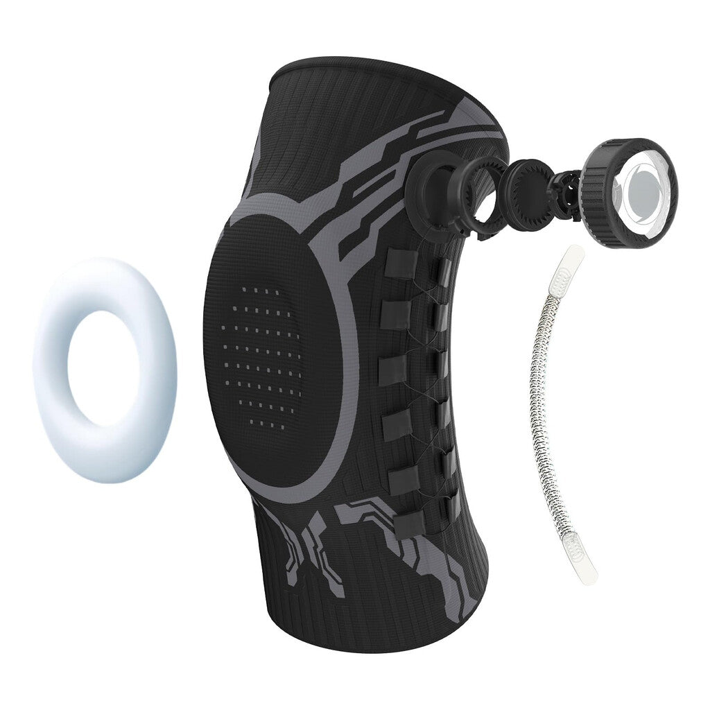 Ginocchiera intelligente con manopola di compressione regolabile