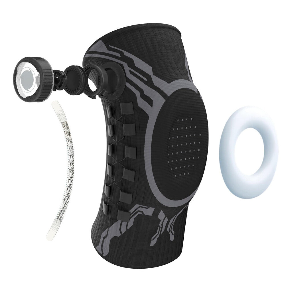 Ginocchiera intelligente con manopola di compressione regolabile