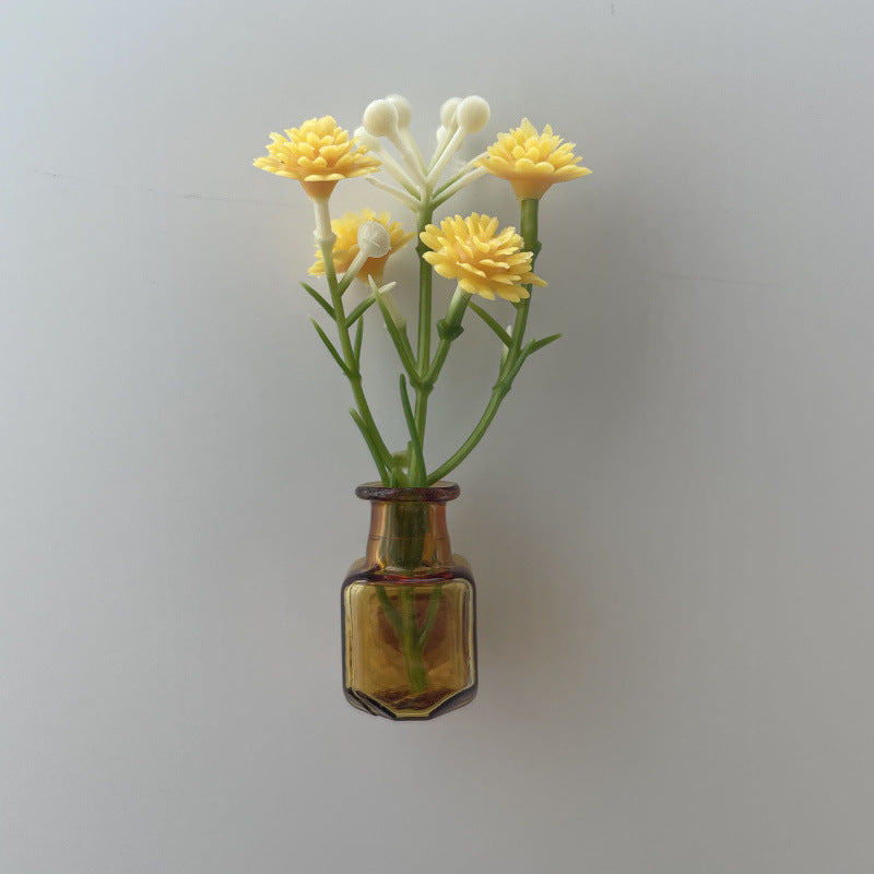 🌸Mini vaso magnetico da frigo