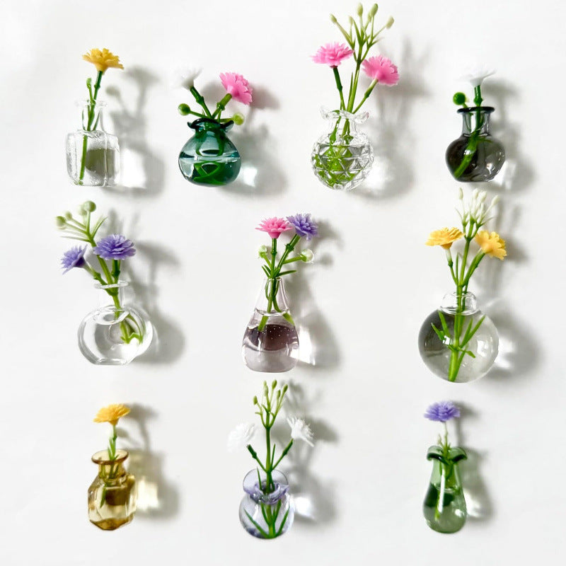🌸Mini vaso magnetico da frigo
