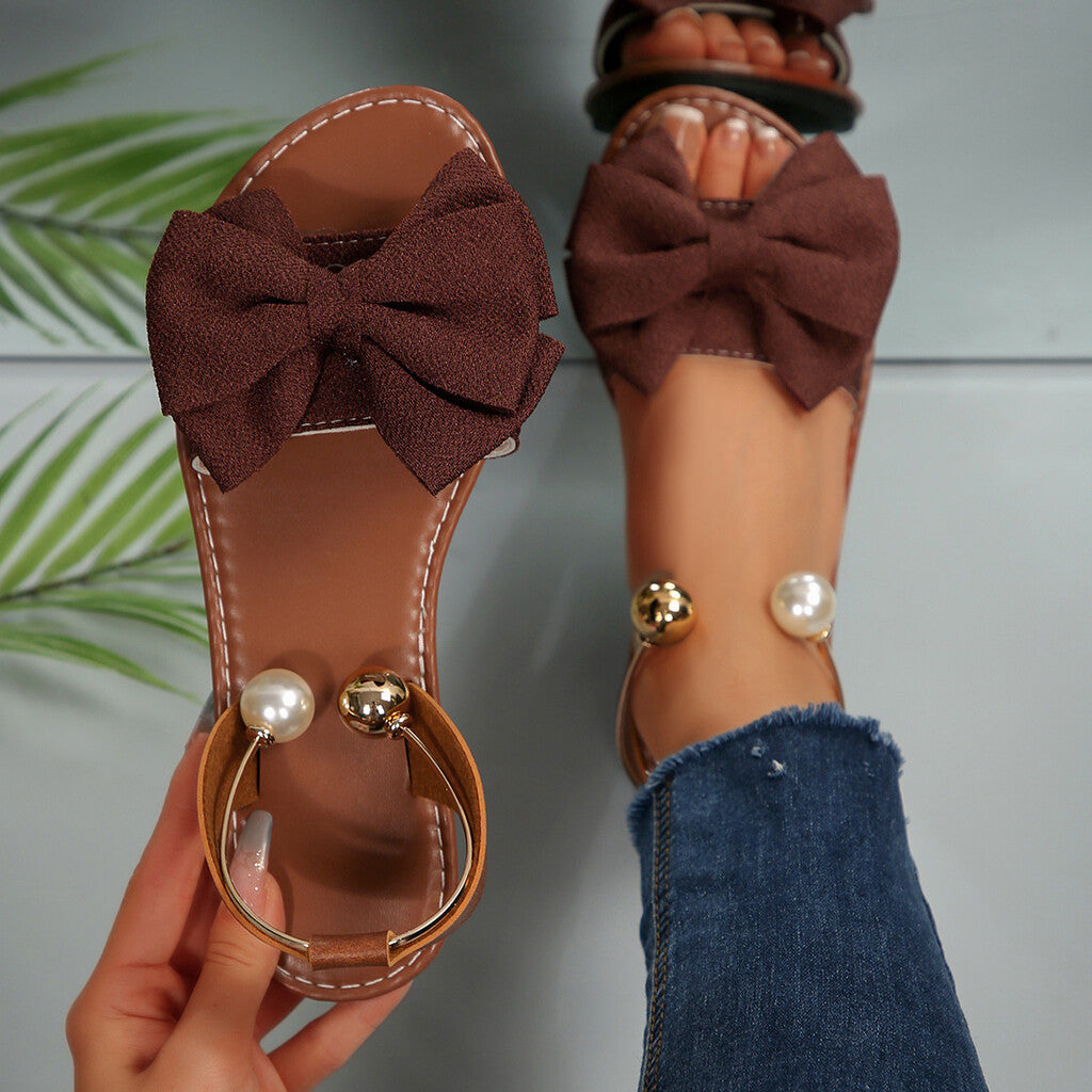 Sandali eleganti color perla con cinturino alla caviglia