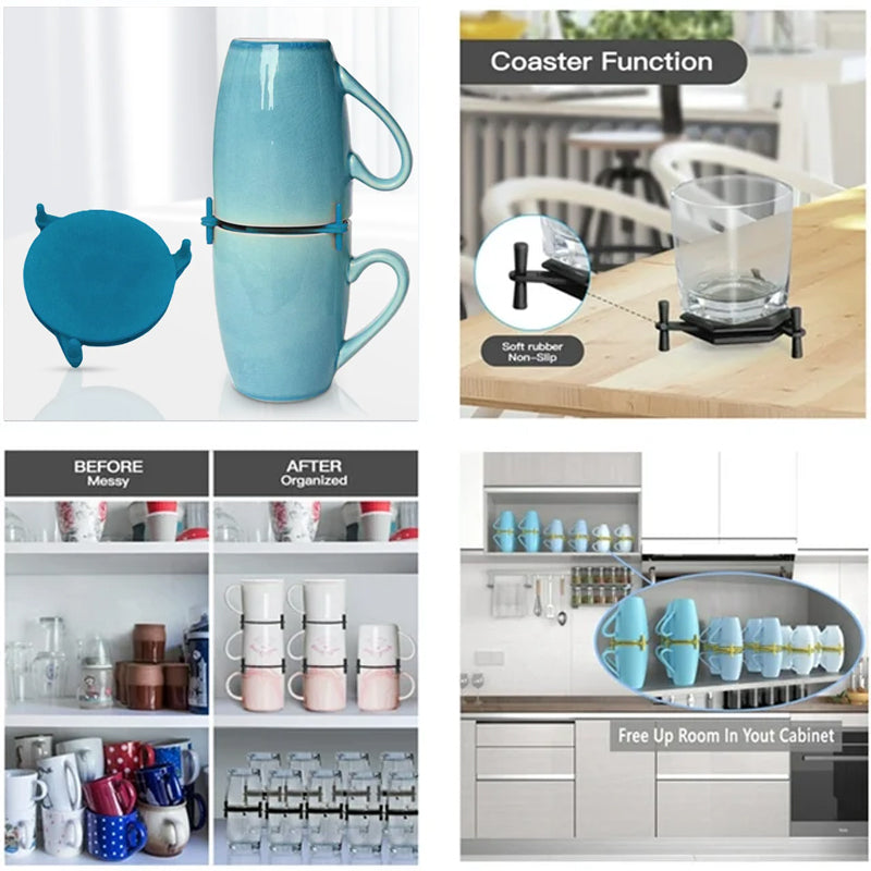 Retractable Water Cup Stacking Rack