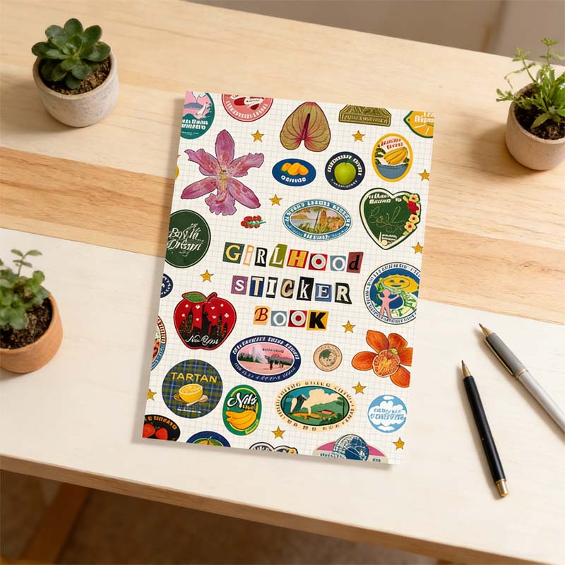 Libro di adesivi sull'adolescenza femminile💕
