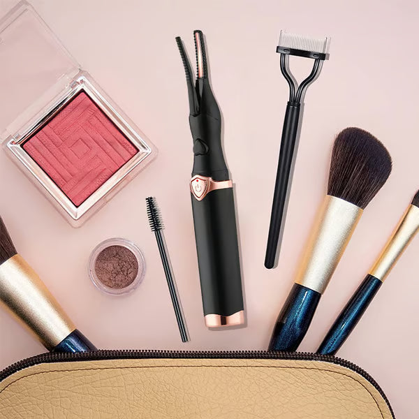 Piegaciglia elettrico per un look glamour immediato👁️Sbatti le ciglia e stupisci tutti!