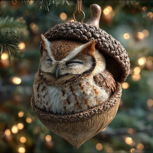 🔥Prevendita del Black Friday - Fino al 49% di sconto!❤️🎁 Decorazioni natalizie con ghiande e animali della foresta – Accoglienti decorazioni natalizie della foresta