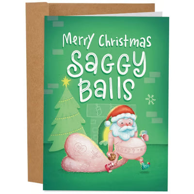 🔥Saldi natalizi 49% di sconto🎄🎅Set di 9 biglietti natalizi divertenti e inappropriati