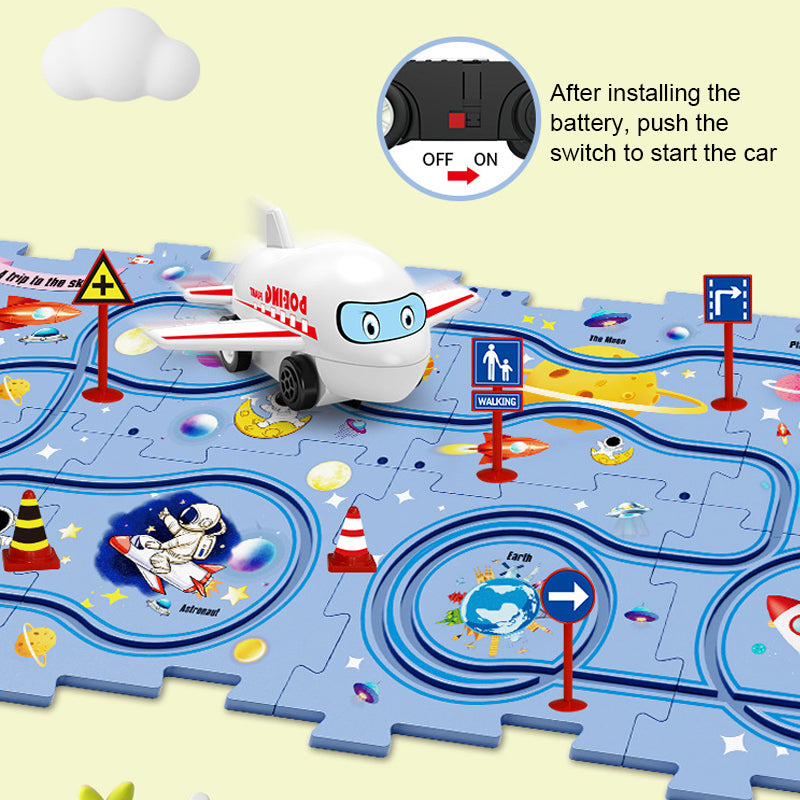 🧩Set da gioco educativo per bambini con puzzle autostrada🧩