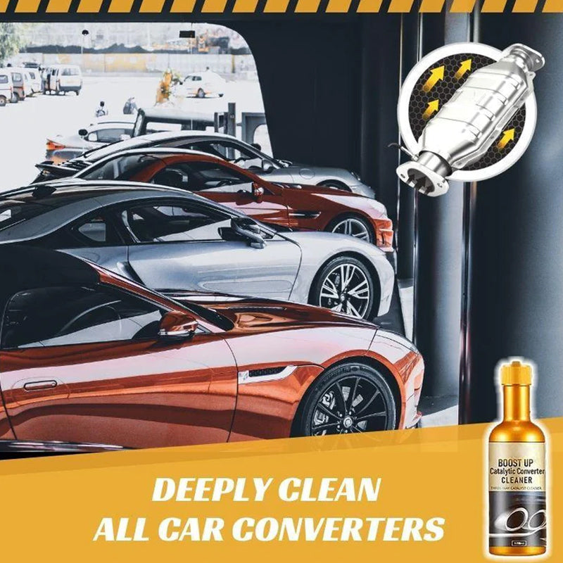 Detergente ad azione rapida per gas di scarico delle automobili