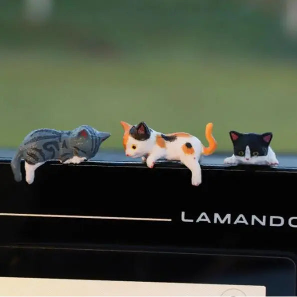 🎁Ultimo giorno 49% DI SCONTO🐱Mini statuine da scrivania a forma di gatto – Set di 5 simpatici gattini cartoo