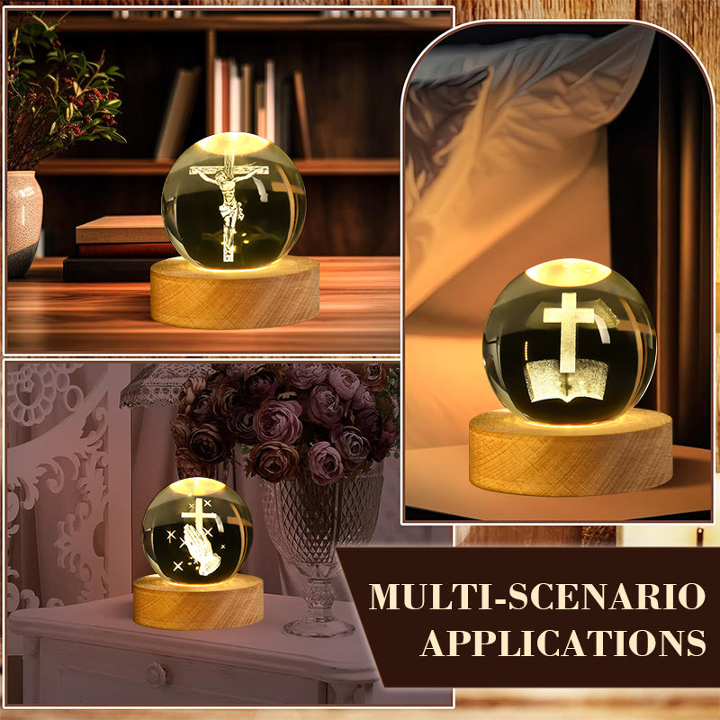 Lampada da notte Crystal Ball
