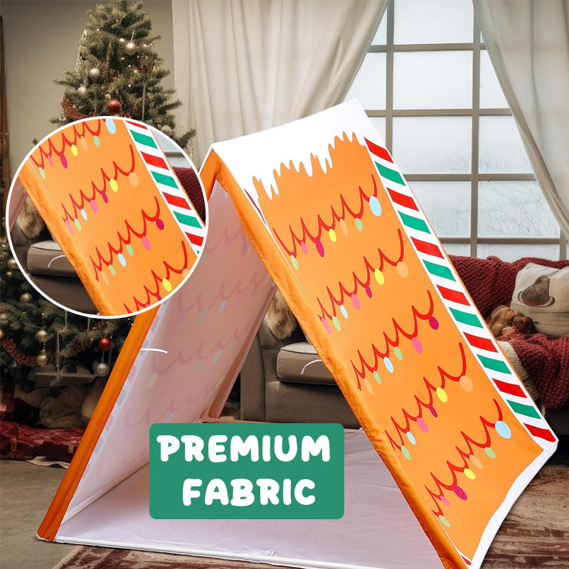 ✨ Tenda natalizia Gingerbread — Dove i sogni delle feste trovano casa 🍪🎄