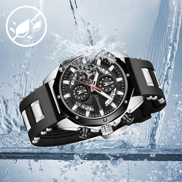 ⏳Offerta speciale a tempo limitato⏰Orologio professionale al quarzo con quadrante grande e calendario⌚