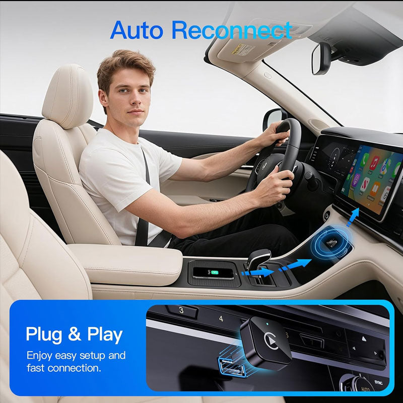 🔥Saldi natalizi 49% di sconto🎄Adattatore wireless per auto