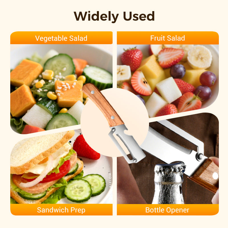 🥕 PRENDI 2, NE AVRAI 1 IN OMAGGIO! 🔥 Pelapatate multifunzionale per la cucina: lama in acciaio inossidabile, impugnatura ergonomica, perfetto per frutta e verdura ✨