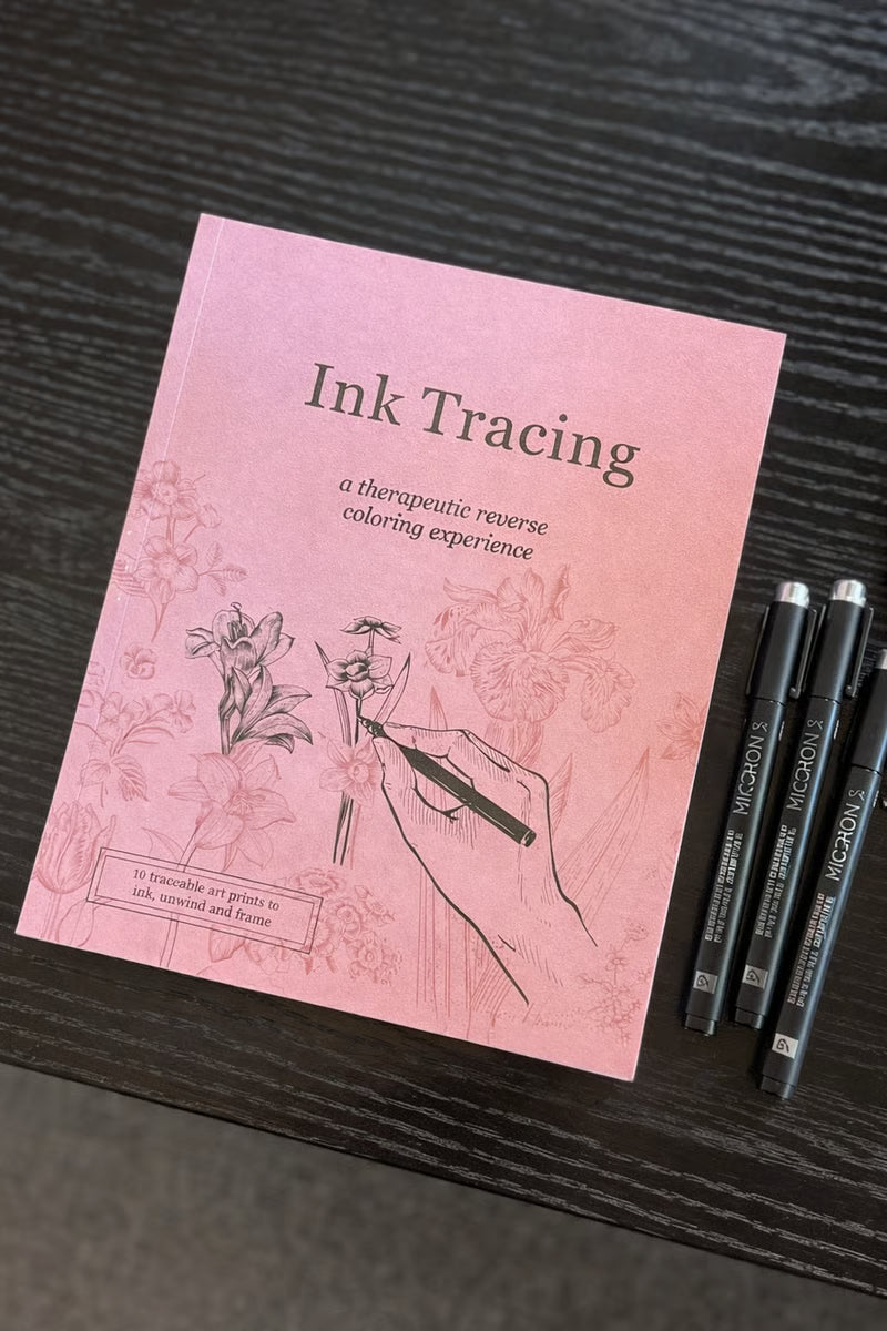 🔥Ultimo giorno 49% DI SCONTO - ✍️Adatto ai principianti💕Tracciatura con inchiostro: un'esperienza terapeutica di colorazione al contrario (📚Edizione Premium | Carta spessa | Pagine facili da strappare e pronte per essere incorniciate)