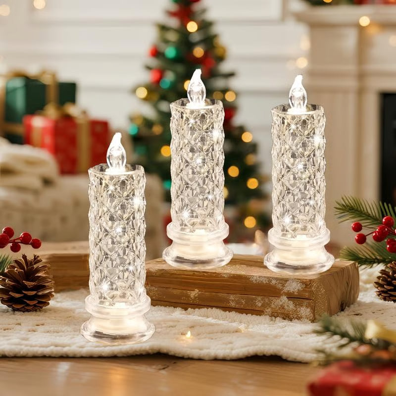 Candela Crystal Rose – Luce romantica senza sporcare