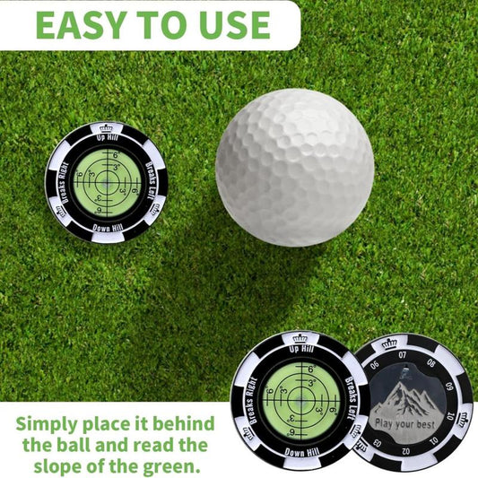 🔥Risparmia il 49%🔥Segnapalla da golf, livella a bolla per il putting green, ottima idea regalo