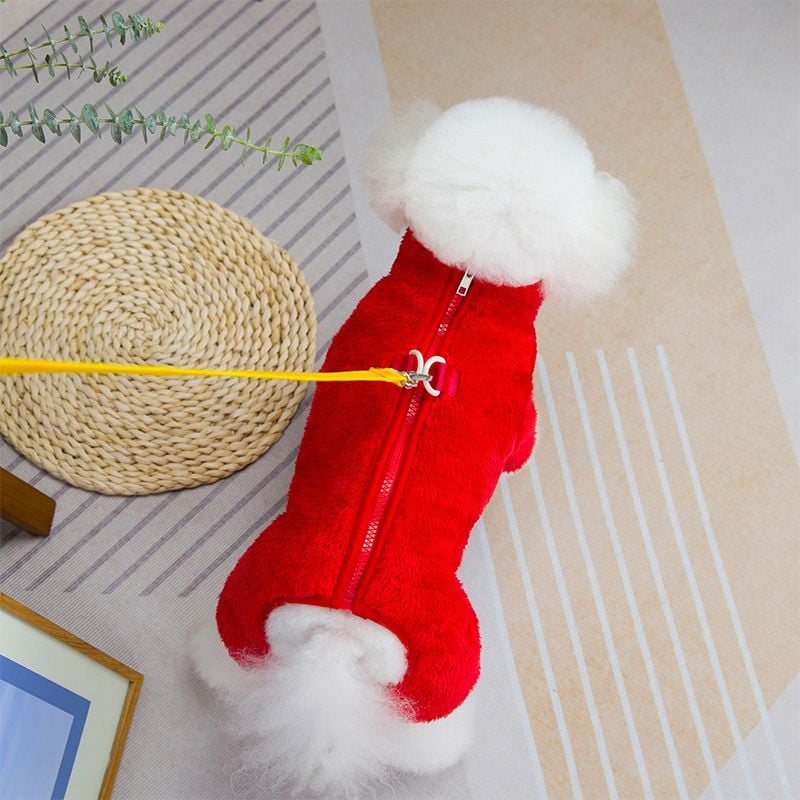 🐶Tuta invernale per cani con cerniera sul retro
