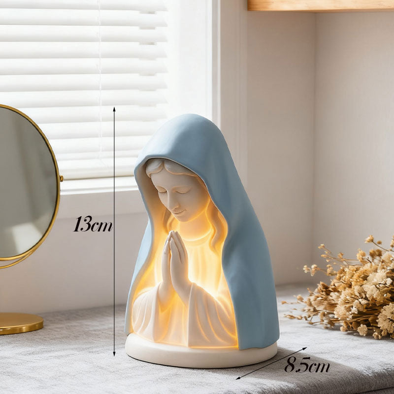 Lampada da notte per la preghiera alla Vergine Maria