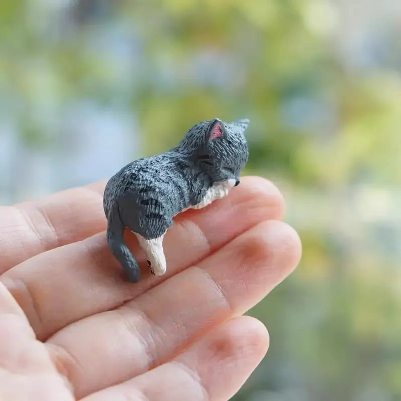 🎁Ultimo giorno 49% DI SCONTO🐱Mini statuine da scrivania a forma di gatto – Set di 5 simpatici gattini cartoo