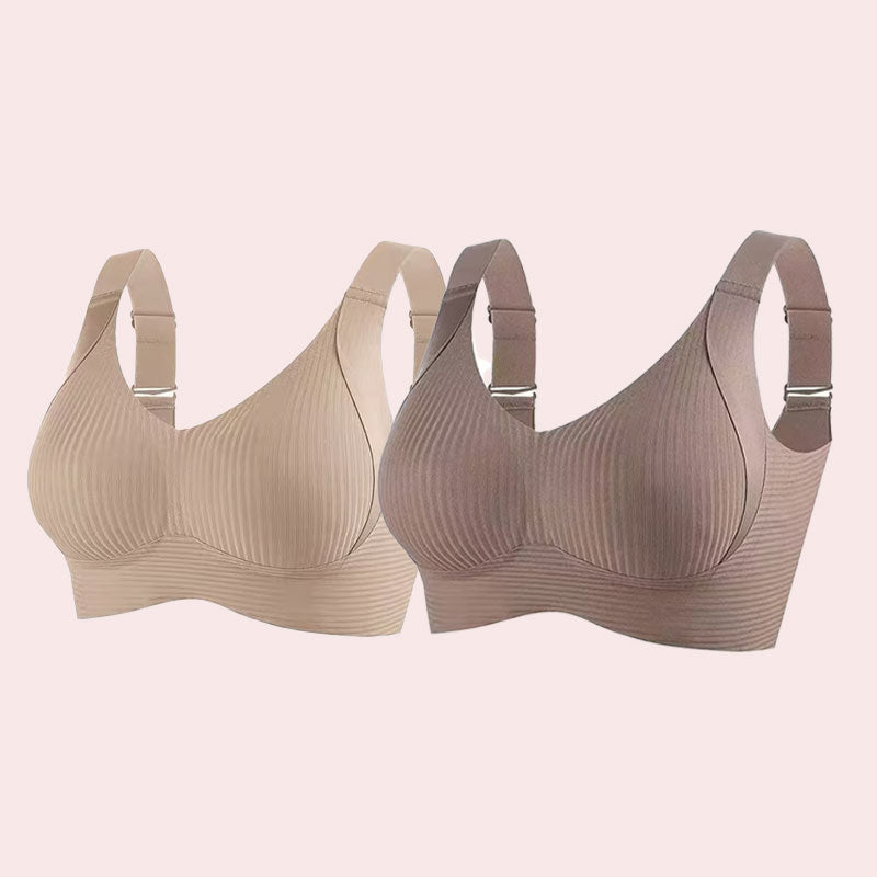 Reggiseno push-up senza ferretto super rassodante, comfort per tutto il giorno, niente più cedimenti (confezione risparmio da 2 pezzi)