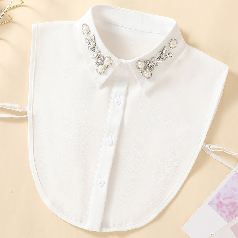 Collare staccabile di lusso con stras