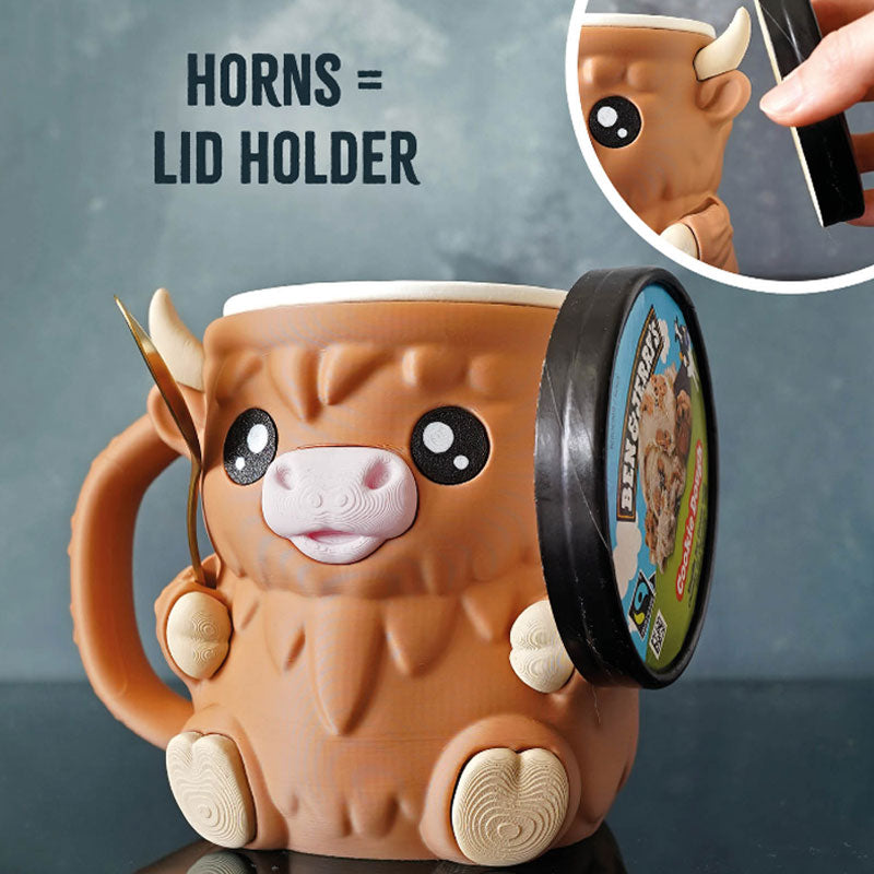 Porta gelato Ferdinand Highland Cow