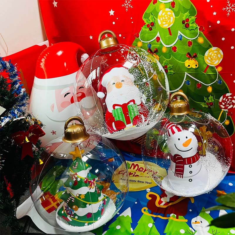 Decorazioni natalizie gonfiabili