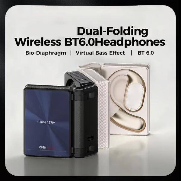🔥Monster Ear Buds - Cuffie Bluetooth con design a doppia piegatura