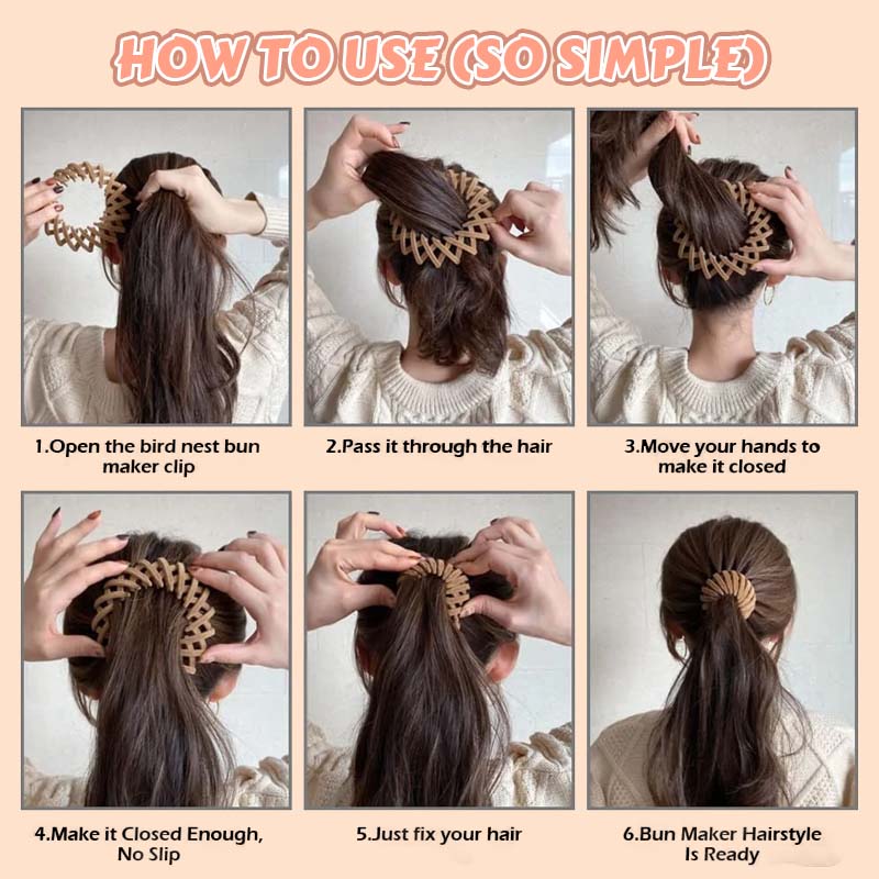 Fermaglio per chignon e coda di cavallo