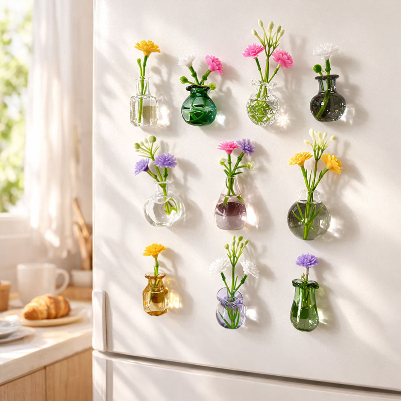 🌸Mini vaso magnetico da frigo