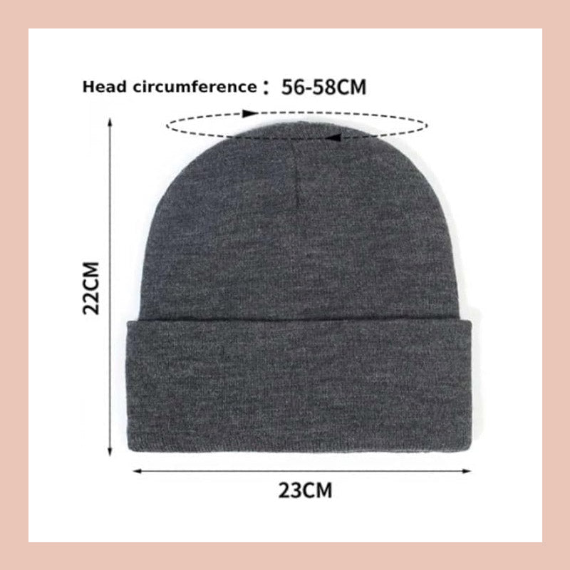 Nuovo cappello da donna in maglia calda alla moda