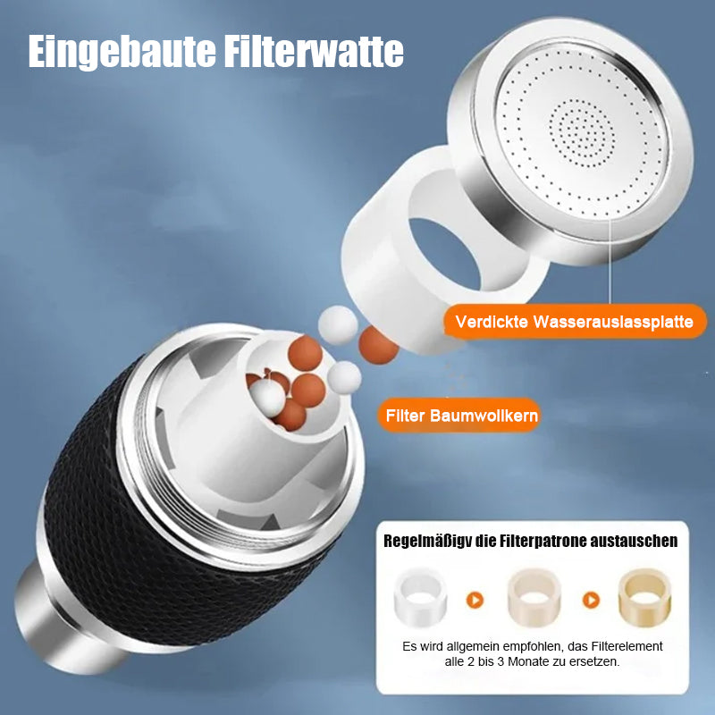 Aeratore Per Rubinetto Girevole A 360 gradi E Resistente Agli Schizzi