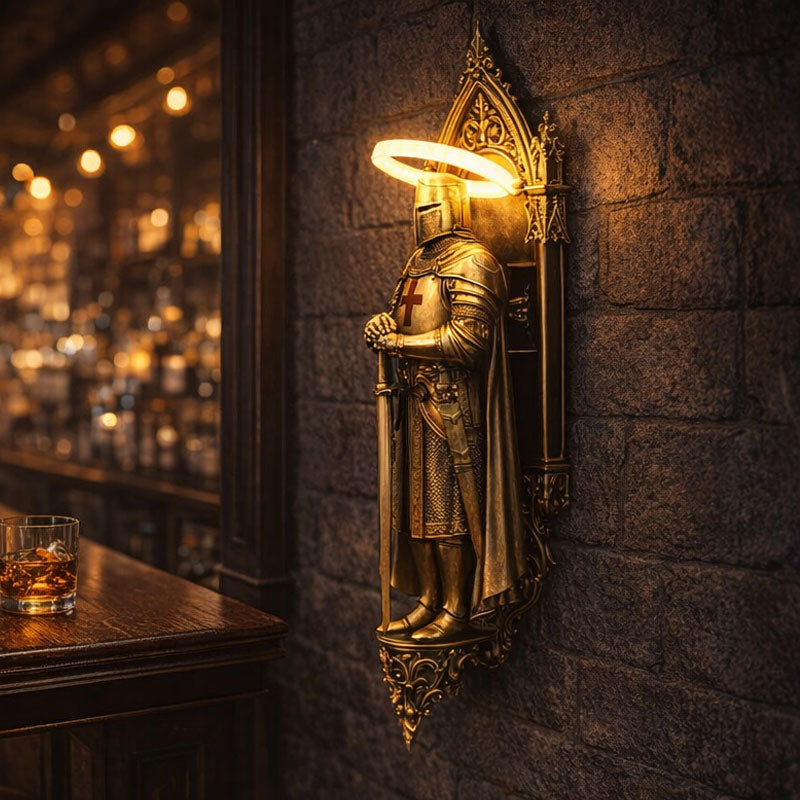 🛡️ Lampada da parete Knight