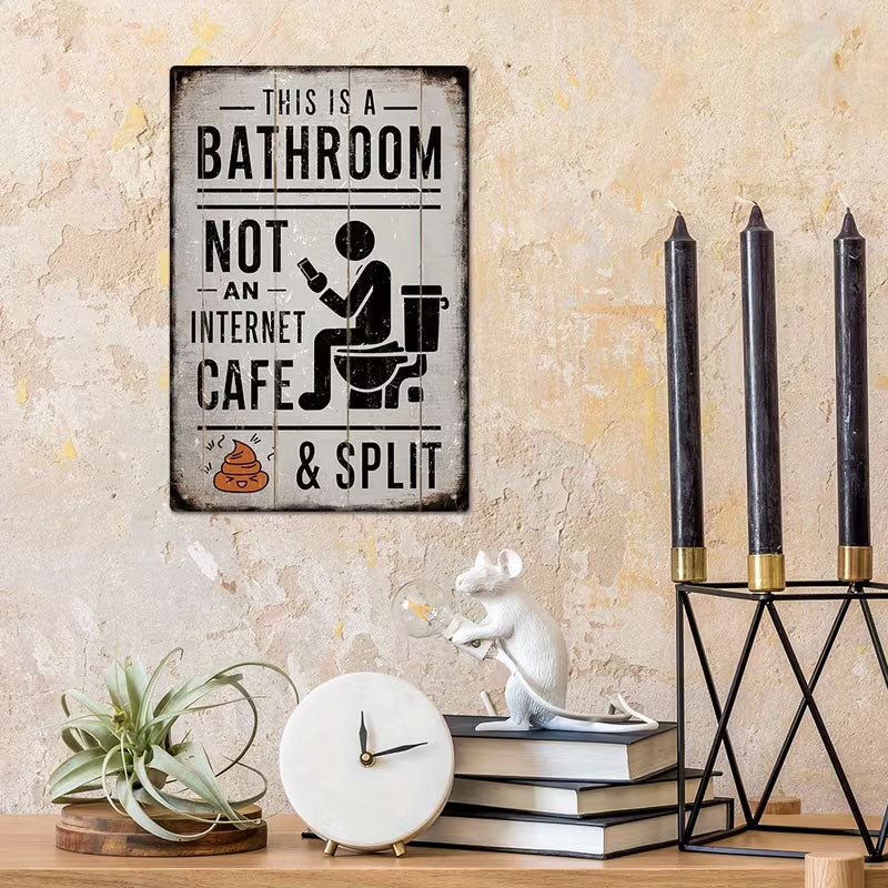 🚽 Questo è un bagno, non un Internet café
