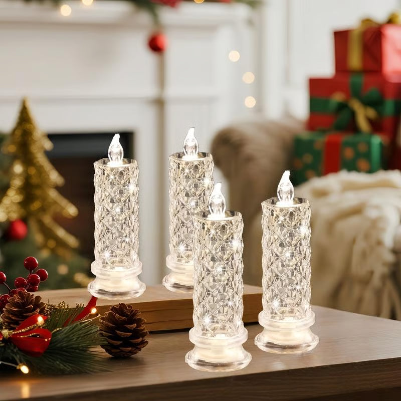 Candela Crystal Rose – Luce romantica senza sporcare