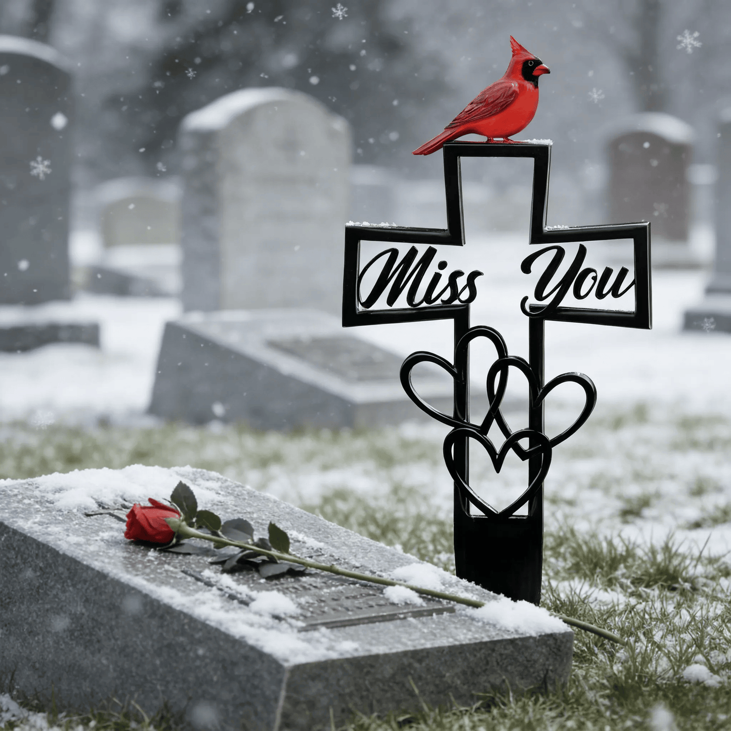 🐦ULTIMO GIORNO DI SALDI -💖Targa commemorativa in metallo per il cimitero✝️