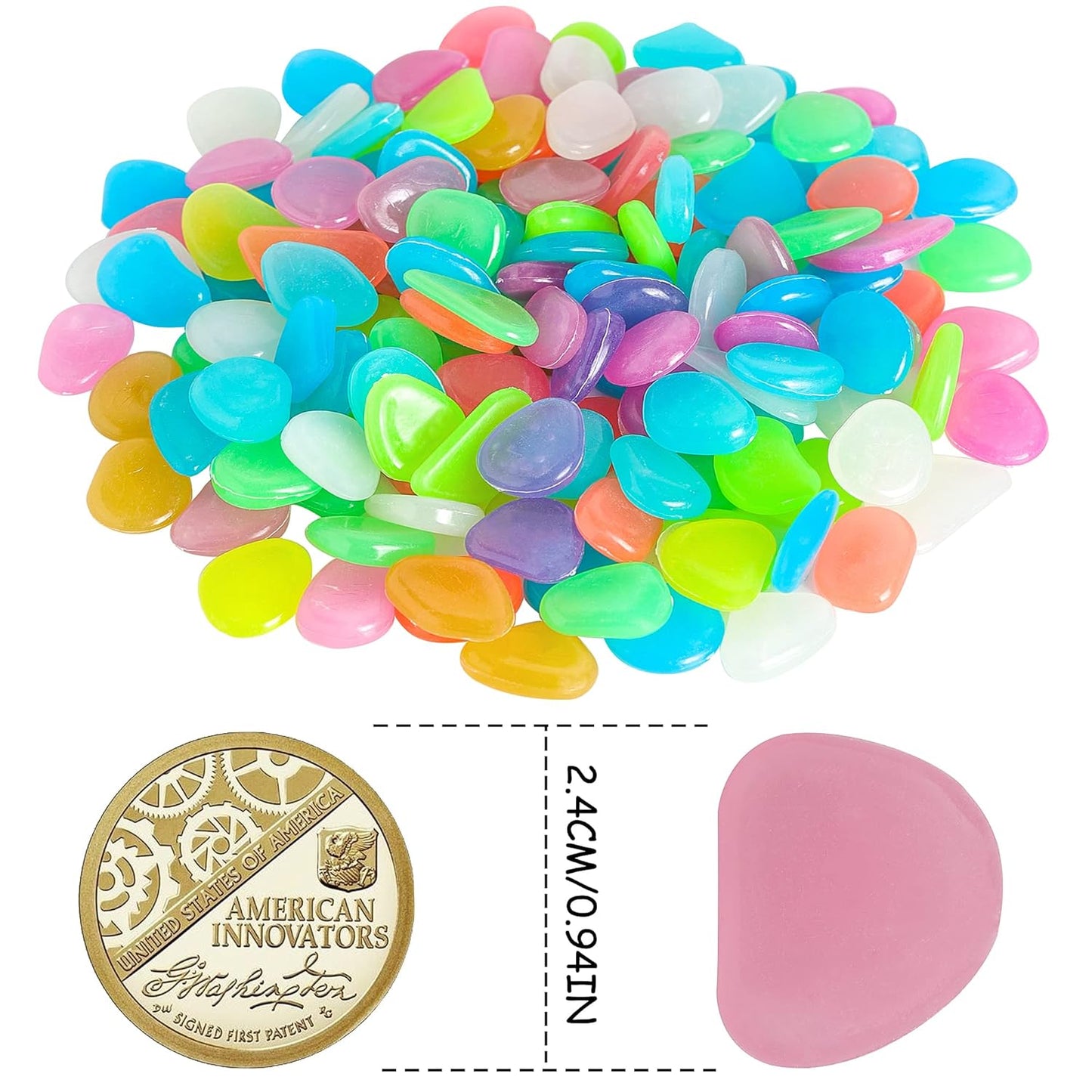 Pietre luminose – Colori misti (100 pezzi)