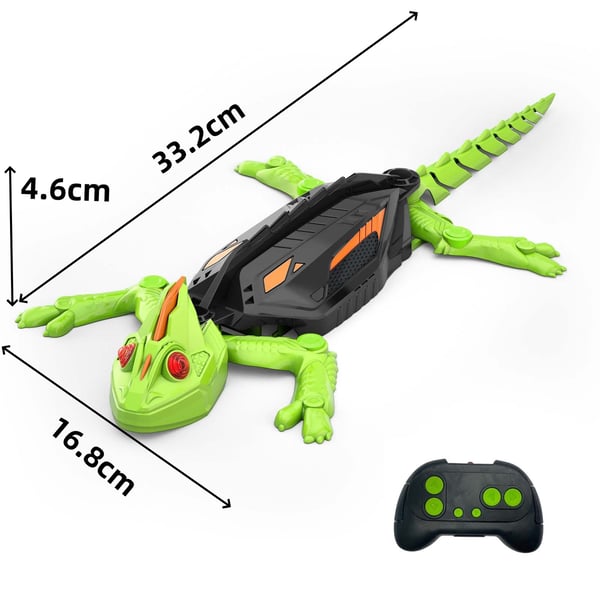 Giocattolo telecomandato a infrarossi a forma di geco che si arrampica sui muri con luci 🦎✨