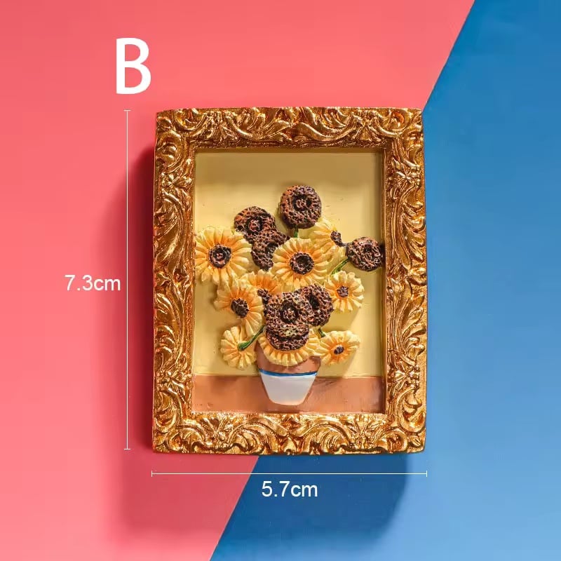 Set di magneti da frigo ispirati a Van Gogh