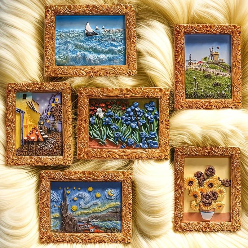 Set di magneti da frigo ispirati a Van Gogh