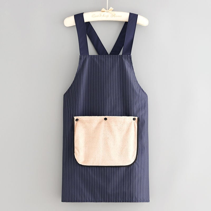 🔥Sconto natalizio anticipato del 49%✨Grembiule con tasche per donna e uomo, design incrociato sul retro con asciugaman